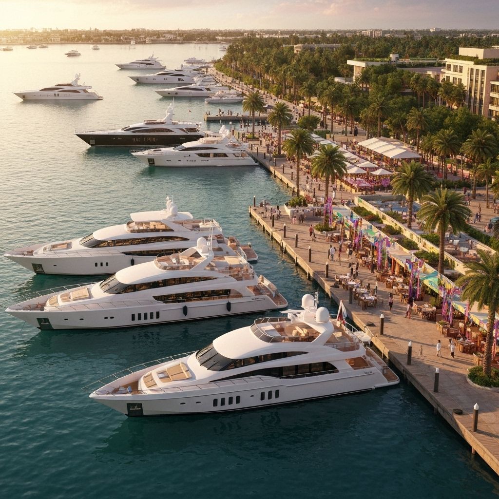 Yacht lifestyle and water sports
